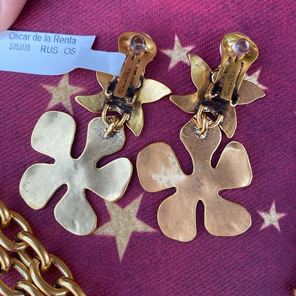 Oscar de la Renta Necklace, earrings and bracelet set - Picture 11 of 16